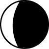 Moon phase 8/8: Waning Crescent
